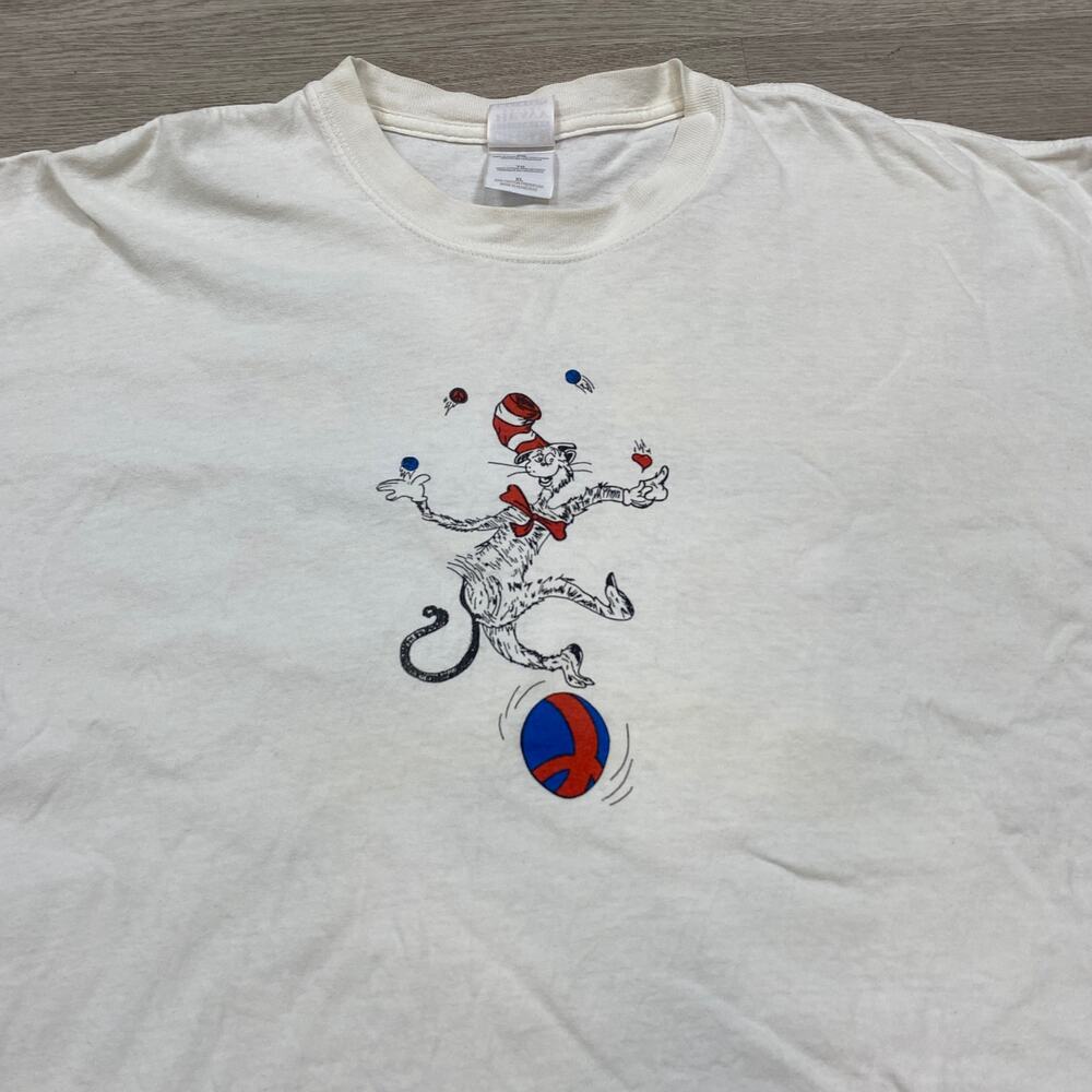 Vintage Grateful Dead Cat in the Hat A Band Beyond Description T Shirt Men's XL - Picture 3 of 10